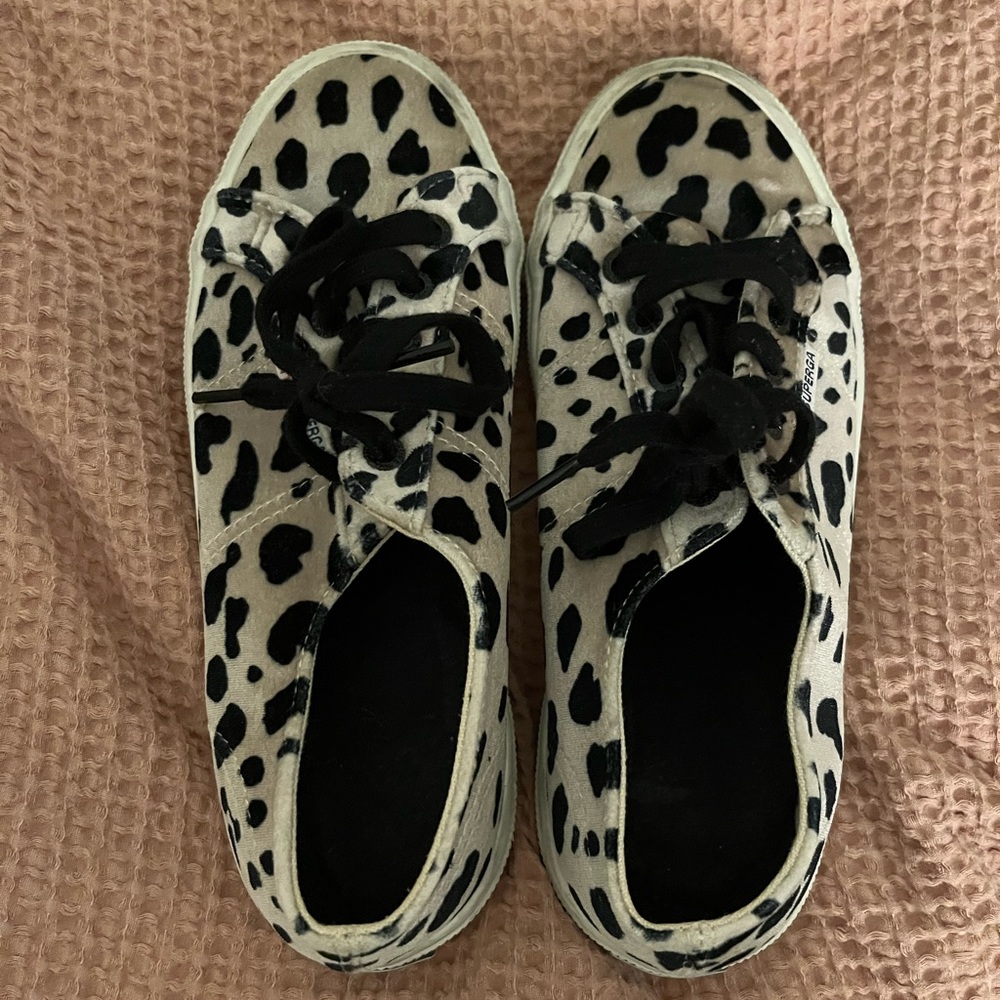 Superga Animal Print Sneakers - Size 7.5